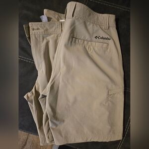 Columbia Tan Outdoor Performance Shorts